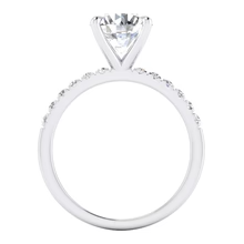 Afbeelding in Gallery-weergave laden, Echt Diamanten Verlovingsring 2.50 Karaat Ronde Diamanten Wit Goud 14K
