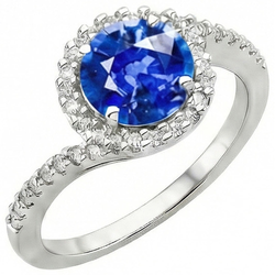 Echte Diamant Ring 2.40 Karaat