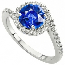 Afbeelding in Gallery-weergave laden, echte round diamant 2.40karaat ring close-up detail
