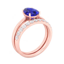 Afbeelding in Gallery-weergave laden, Echte Diamant Eternity Ring 4 Karaat - 14K Roségoud
