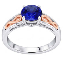 Afbeelding in Gallery-weergave laden, Echte Diamant Ring 1.50 Karaat - 14K Bicolor Goud
