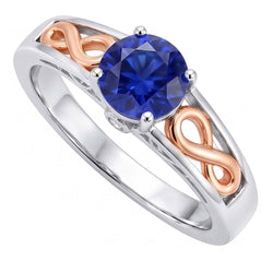 Echte Diamant Ring 1.50 Karaat - 14K Bicolor Goud