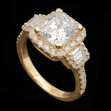 Afbeelding in Gallery-weergave laden, Echte Diamant Ring 1.50 Karaat - 14K Witgoud
