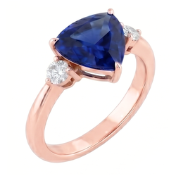 Echte Diamant Ring 1.75 Karaat - 14K Roségoud