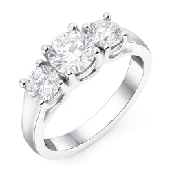 Echte Diamant Ring 1.80 Karaat