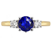 Afbeelding in Gallery-weergave laden, Echte Diamant Ring 2.50 Karaat - 14K Bicolor Goud
