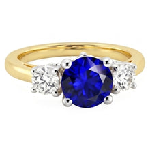Afbeelding in Gallery-weergave laden, Echte Diamant Ring 2.50 Karaat - 14K Bicolor Goud
