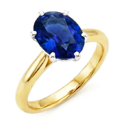 Echte Diamant Ring 2 Karaat - 14K Bicolor Goud