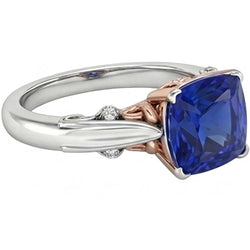 Echte Diamant Ring 2 Karaat - 14K Bicolor Goud
