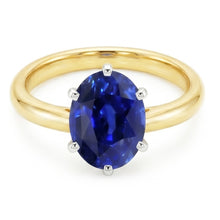 Afbeelding in Gallery-weergave laden, Echte Diamant Ring 2 Karaat - 14K Bicolor Goud
