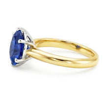 Afbeelding in Gallery-weergave laden, Echte Diamant Ring 2 Karaat - 14K Bicolor Goud
