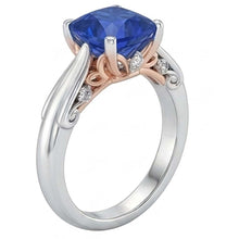 Afbeelding in Gallery-weergave laden, Echte Diamant Ring 2 Karaat - 14K Bicolor Goud
