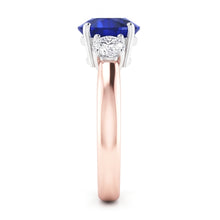 Afbeelding in Gallery-weergave laden, Echte Diamant Ring 2 Karaat - 14K Bicolor Goud
