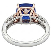 Afbeelding in Gallery-weergave laden, Echte Diamant Ring 2 Karaat - 14K Bicolor Goud
