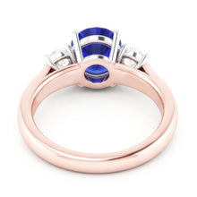 Afbeelding in Gallery-weergave laden, Echte Diamant Ring 2 Karaat - 14K Bicolor Goud

