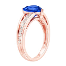 Afbeelding in Gallery-weergave laden, Echte Diamant Ring 2 Karaat - 14K Roségoud
