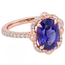 Afbeelding in Gallery-weergave laden, Echte Diamant Ring 3.25 Karaat - 14K Roségoud
