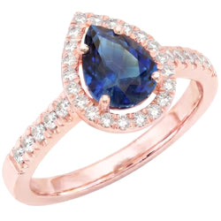Echte Diamant Ring 3.50 Karaat - 14K Roségoud