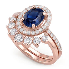 Afbeelding in Gallery-weergave laden, Echte Diamant Ring 3.50 Karaat - 14K Roségoud
