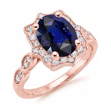 Afbeelding in Gallery-weergave laden, Echte Diamant Ring 3.75 Karaat - 14K Roségoud
