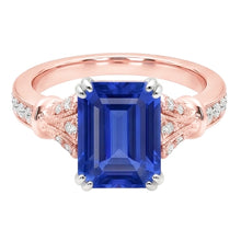 Afbeelding in Gallery-weergave laden, Echte Diamant Ring 3 Karaat - 14K Bicolor Goud
