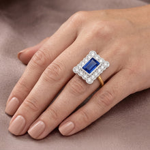 Afbeelding in Gallery-weergave laden, Echte Diamant Ring 3 Karaat - 14K Bicolor Goud
