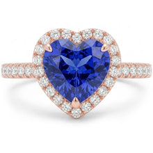 Afbeelding in Gallery-weergave laden, Echte Diamant Ring 3 Karaat - 14K Roségoud
