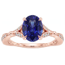 Afbeelding in Gallery-weergave laden, Echte Diamant Ring 3 Karaat - 14K Roségoud
