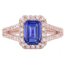 Afbeelding in Gallery-weergave laden, Echte Diamant Ring 3 Karaat - 14K Roségoud
