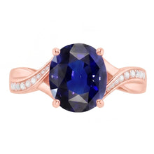 Afbeelding in Gallery-weergave laden, Echte Diamant Ring 3 Karaat - 14K Roségoud
