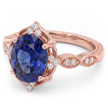 Afbeelding in Gallery-weergave laden, Echte Diamant Ring 3 Karaat - 14K Roségoud
