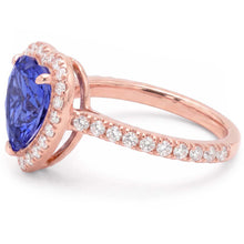 Afbeelding in Gallery-weergave laden, Echte Diamant Ring 3 Karaat - 14K Roségoud
