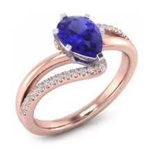 Afbeelding in Gallery-weergave laden, Echte Diamant Ring 4.50 Karaat - 14K Bicolor Goud
