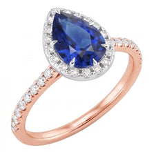 Afbeelding in Gallery-weergave laden, Echte Diamant Ring 4 Karaat - 14K Bicolor Goud
