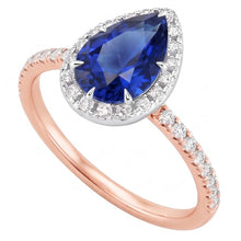 Afbeelding in Gallery-weergave laden, Echte Diamant Ring 4 Karaat - 14K Bicolor Goud
