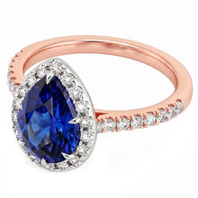 Afbeelding in Gallery-weergave laden, Echte Diamant Ring 4 Karaat - 14K Bicolor Goud
