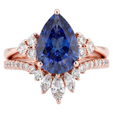 Afbeelding in Gallery-weergave laden, Echte Diamant Ring 4 Karaat - 14K Roségoud
