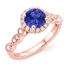 Afbeelding in Gallery-weergave laden, Echte Diamant Ring 4 Karaat - 14K Roségoud

