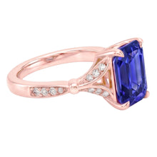 Afbeelding in Gallery-weergave laden, Echte Diamant Ring 4 Karaat - 14K Roségoud
