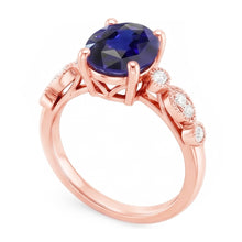 Afbeelding in Gallery-weergave laden, Echte Diamant Ring 4 Karaat - 14K Roségoud
