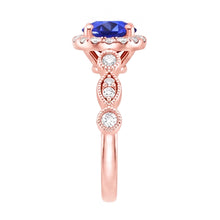 Afbeelding in Gallery-weergave laden, Echte Diamant Ring 4 Karaat - 14K Roségoud
