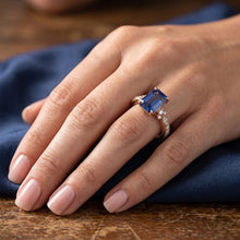 Afbeelding in Gallery-weergave laden, Echte Diamant Ring 4 Karaat - 14K Roségoud
