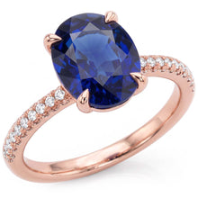 Afbeelding in Gallery-weergave laden, Echte Diamant Ring 5.50 Karaat - 14K Roségoud
