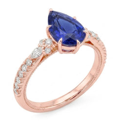 Echte Diamant Ring 5 Karaat - 14K Roségoud