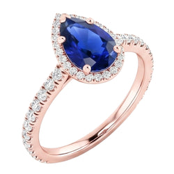 Echte Diamant Ring 5 Karaat - 14K Roségoud
