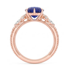 Afbeelding in Gallery-weergave laden, Echte Diamant Ring 5 Karaat - 14K Roségoud
