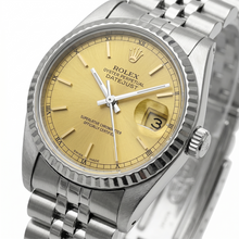 Afbeelding in Gallery-weergave laden, Echte Rolex Datumjust Horloge dameswijzer Rolex Roestvrijstalen jubileum Datumjust
