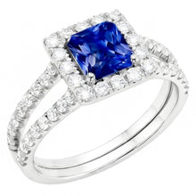 Afbeelding in Gallery-weergave laden, Echte Saffier Eternity Ring 3 Karaat
