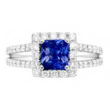 Afbeelding in Gallery-weergave laden, Echte Saffier Eternity Ring 3 Karaat
