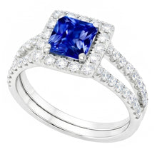 Afbeelding in Gallery-weergave laden, Echte Saffier Eternity Ring 3 Karaat
